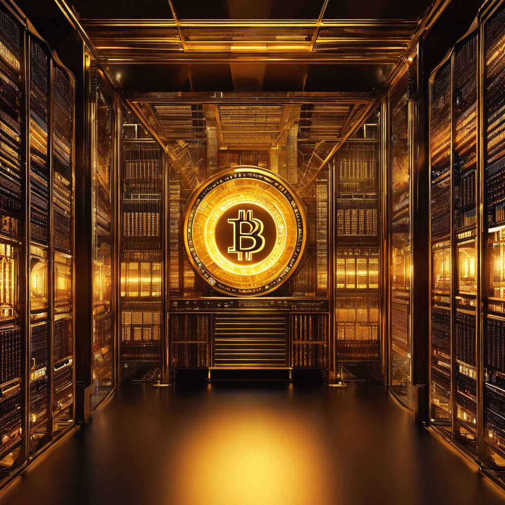 A striking image showcasing an open vault filled with a diverse array of digital assets: cryptocurrencies, NFTs, stocks, and more
